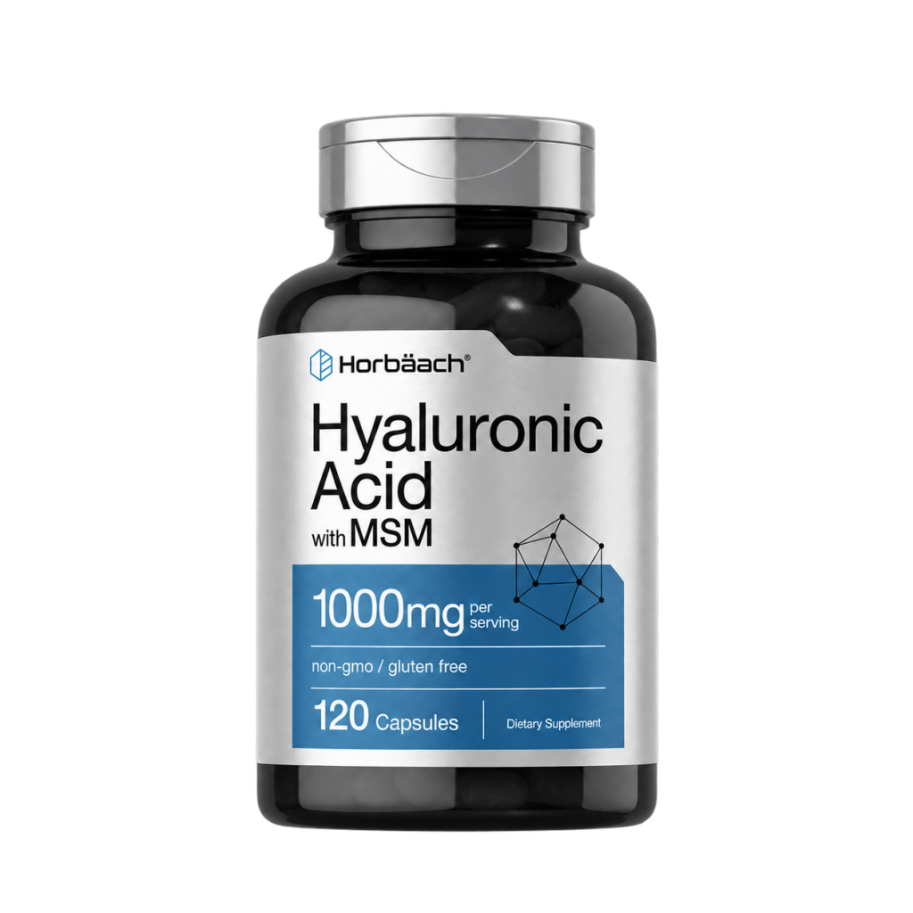 Ácido Hialurónico + MSM 1000 mg –  Horbäach – 120 cápsulas