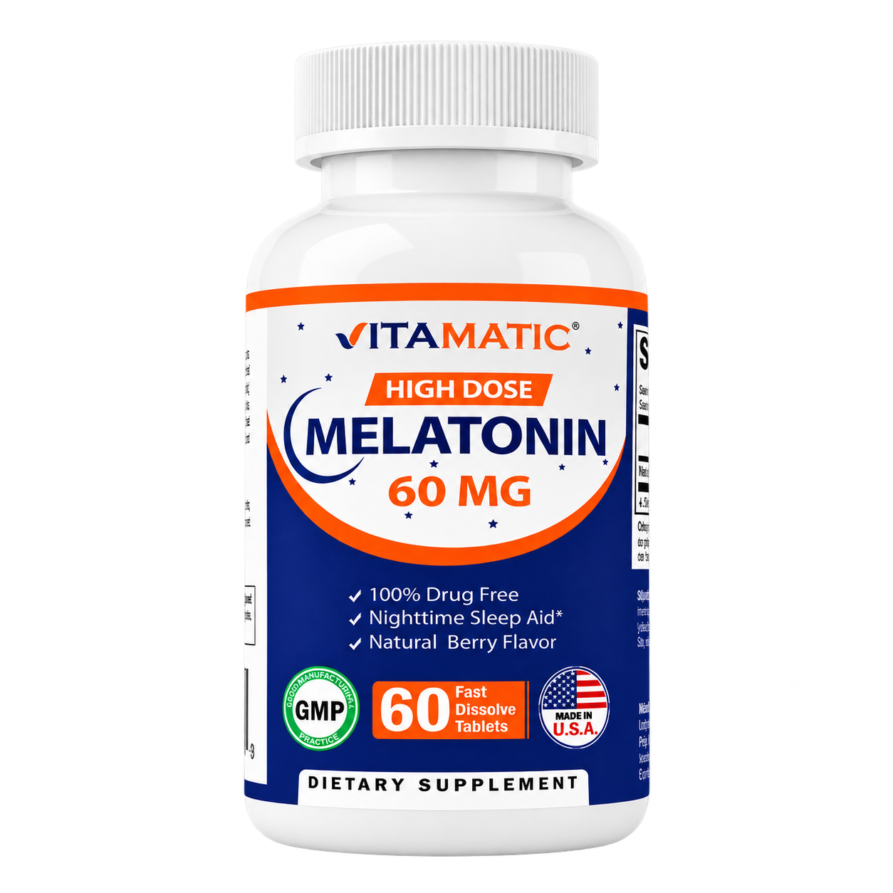 Melatonina Vitamatic 60 mg – 60 tabletas